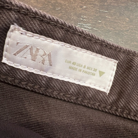 Zara Extra Wide Leg High Waist Jeans - Picture 5 of 7